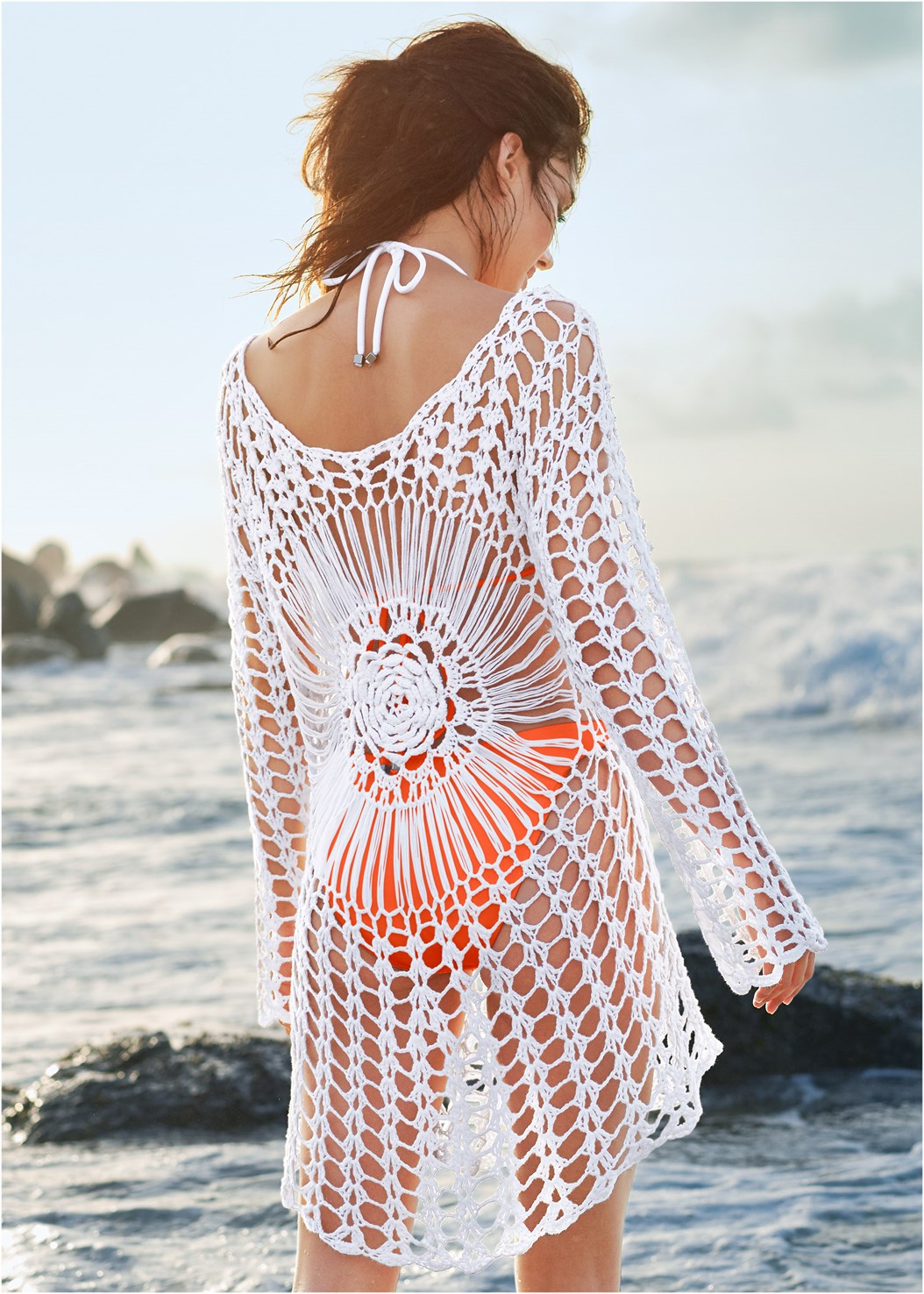 F4825-2 Swimsuit Cover Up Bath Dresses Beach Tunic